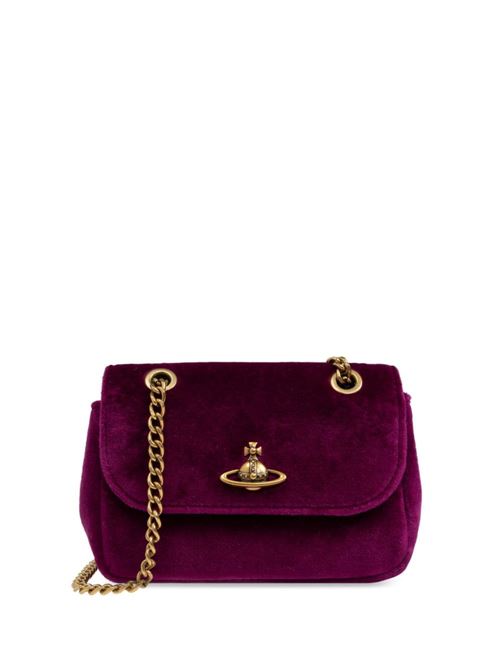 Velvet shoulder bag VIVIENNE WESTWOOD | 5C01000BWW00ZLJ408